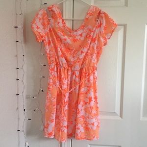 Very bright super fun floral dress